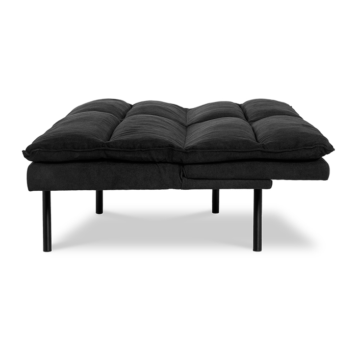 Futon Tela Negro Elom | Sofá Cama y Futones | salas